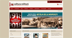 Desktop Screenshot of edituramilitara.ro