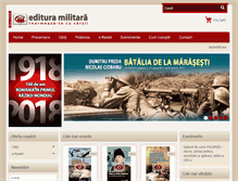 Tablet Screenshot of edituramilitara.ro